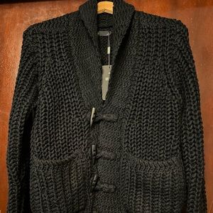 Men’s Onassis Merino Wool Blend Shawl Cardigan